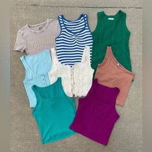 Womens Tops 8 Piece Bundle. Size Small